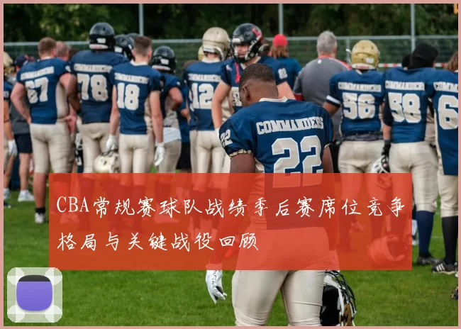 CBA常规赛球队战绩季后赛席位竞争格局与关键战役回顾
