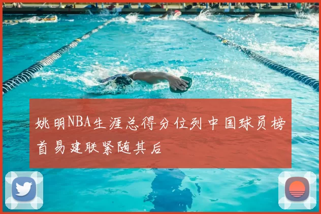 姚明NBA生涯总得分位列中国球员榜首易建联紧随其后